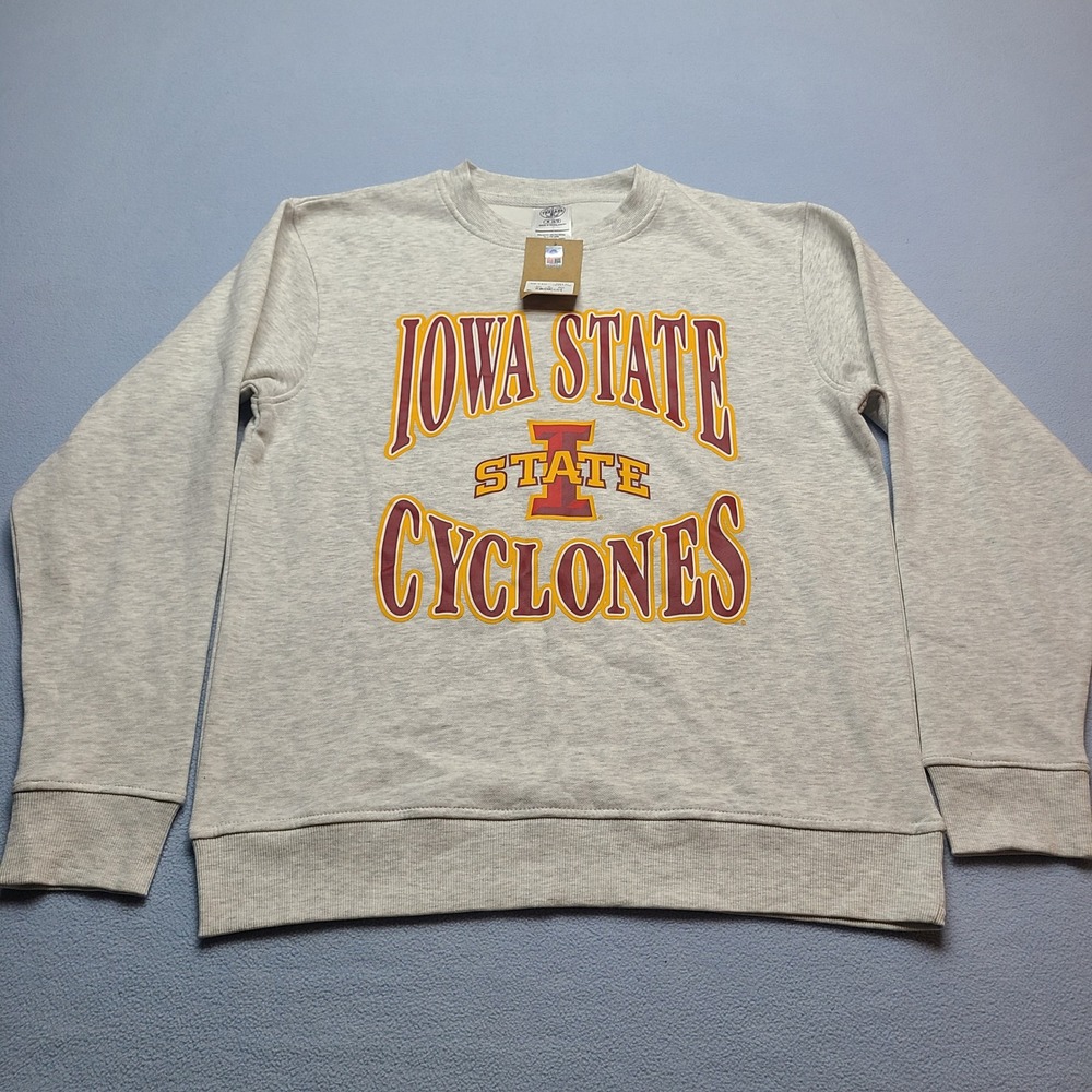 Rivalry Threads Iowa State Cyclones Sweatshirt Youth M Gray NEW NCAA Pullover